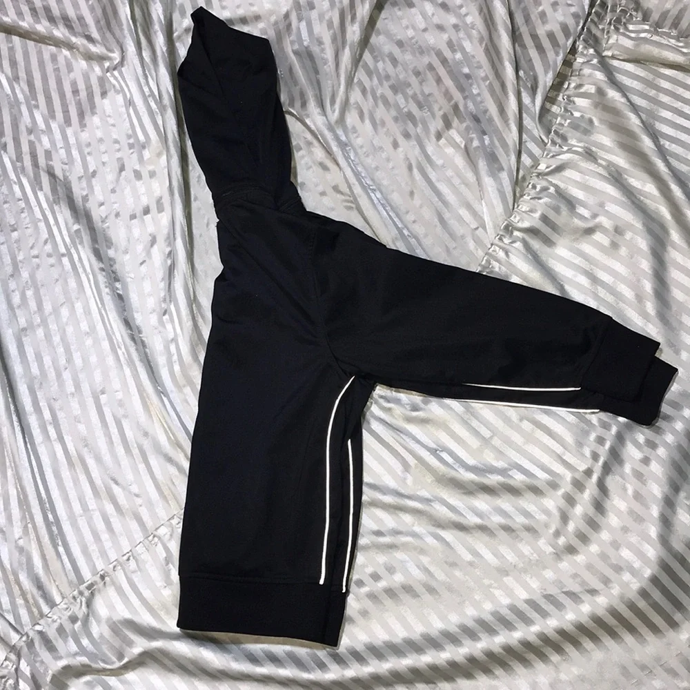 GapKids Black Zip Up Running Jacket Removable Hood